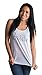 Ann Arbor T-shirt Co. Bride | Flowy, Silky, Fashionable Racerback Women's Bridal Tank Top-Ladies, S White