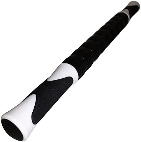 Muscle Roller Stick by ShopChiro - 18" Muscle Massager that Relieves Muscle Aches and Pains - Durable Massage Stick with Handles that Rolls Out Tight Muscles and Cramps