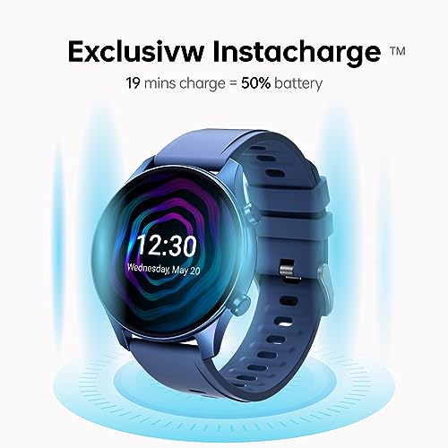 Smart Watch for Men Women Quick Text Reply AMOLED Always-on Display  for Android Phones and iOS Compa