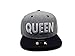 Matching Snapbacks/Baseball CAPS for Couples (King/Queen, Beauty/Beast) (King/Queen | Black/Grey)