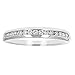 Vir Jewels 1/5 carat (ctw) Diamond Wedding Anniversary Band for Women, Half Eternity Round Diamond Engagement Ring 10K White Gold Channel Set 0.20 cttw, Size 4.5-10