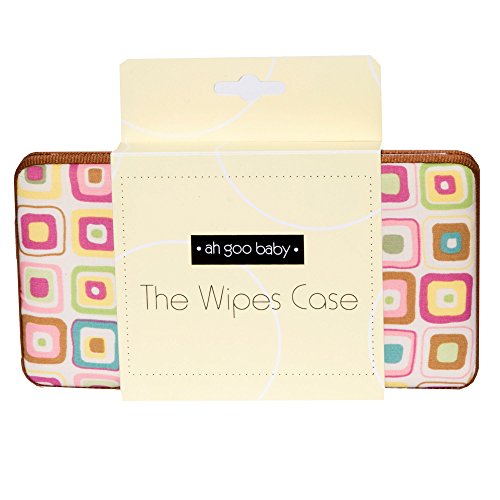 Ah Goo Baby Wipes Case, On-The-Go Travel Size, Gumdrop Pattern