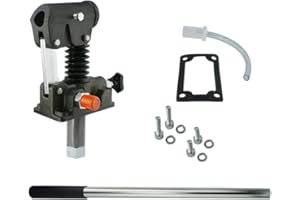 Spare Parts Holland - Hydraulic Hand Pump - 0.7 CID Single Acting Manual Pump with Release Knob - Cast Iron Monoblock Design - 4400 PSI Max Pressure (Without Tank)