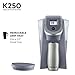 Keurig K250 Single Serve K-Cup Pod Coffee Maker with Strength Control, Plum Grey, Plum Grey