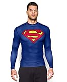Under Armour Men's Alter Ego Superman ColdGear Compression Mock Small Royal