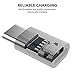 Micro USB to USB C Adapter 10 Pack Aluminum Woodcovo Converter Micro USB to Type C USB Adapter Data Syncing and Charging Converter for Samsung,MacBook,ChromeBook Pixel,Nexus (Black)