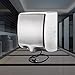 Commercial Automatic Air Hand Dryer High Speed Heavy Duty 1800w Matte Finished Automatic Hand Dryer Brushed Stainless Steel Shell, Set of 2
