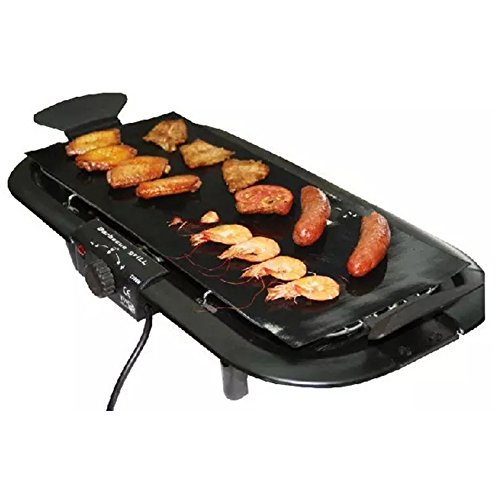 YOTHG BBQ Grill Mat,Barbecue Grill Sheet,Non Stick, Reusable,Easy to Clean,for Grilling Meat,Veggies,Seafood,Eggs - Ideal for Charcoal Grill/Gas Grill (Copper 33 x 40cm)