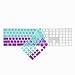 TOP CASE - Faded Ombre Ultra Thin Silicone Soft Keyboard Cover Skin Compatible with Apple Magic Keyboard with Numeric Keypad Model: MQ052LL/A A1843 (US Layout, 2017 Released) - Hot Blue & Deep Purple