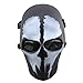 Outgeek Airsoft Mask Full Face Protective Mesh Mask Skull Mask for Costume