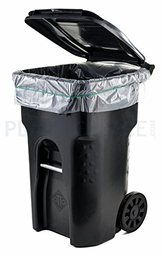 Plasticplace 95 Gallon Trash Bags, 2.0 Mil, 61