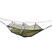 TOPIST Camping Hammock, Mosquito Net Hammock Bed Widened Parachute Fabric Double Hammock, Ultralight & Quality Comfort for Camping, Hiking, Travel, Outdoors and Backpacking (Army Green)