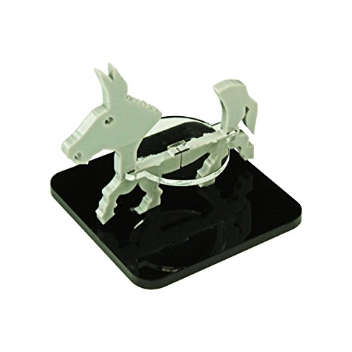 Donkey Character Mount 2-inch Square Base, Grey