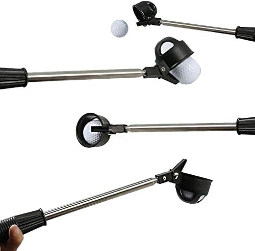 Chunlin Stretchable Telescopic Stainless Steel Shaft Scoop Golf Ball Retriever Golf Accessories
