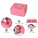 Cash Box with Slot for Kids, Decaller Small Money Box with Money Tray & Key Lock, 6