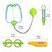 Fedio Kid’s Scrubs Role Play Costume Dress up Set with Medical Toy Kit for Toddler Children Ages 3-5 (Green)