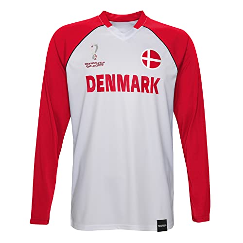 Outerstuff Mens FIFA World Cup Classic Third Short Sleeve Jersey, White-Black, Large
