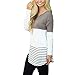Women's Autumn Winter Long Sleeve Lace Stitching Knitted Pullover Longshirt