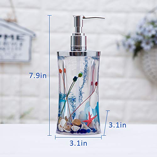 image for ADUTY Bathroom Accessory Acrylic Ocean Series Bathroom Organizer Hand 