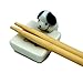Popculta Cute Cat & Dog Chopsticks Rest Dinner Spoon Stand Knife Fork Holder (Set of 2)