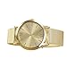 Canserin Women Ladies Gold Stainless Steel Mesh Band Wrist Watch