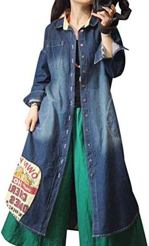 long maxi denim jacket