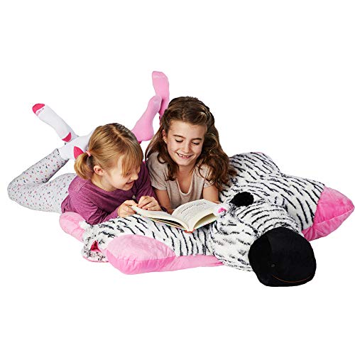 Pillow Pets Jumboz, Pink Zebra, 30