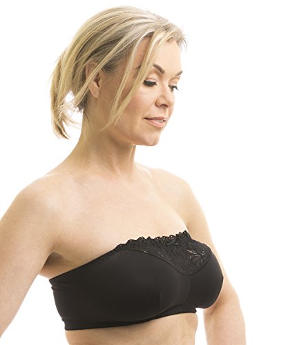 Carole Martin Strapless Comfort Bra -34 Black