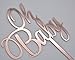 Oh Baby Cake Topper, Baby Shower, Gender Reveal Party Decorations Rose Gold