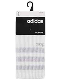 Calcetines adidas de 3 rayas para mujer (paquete de 3)