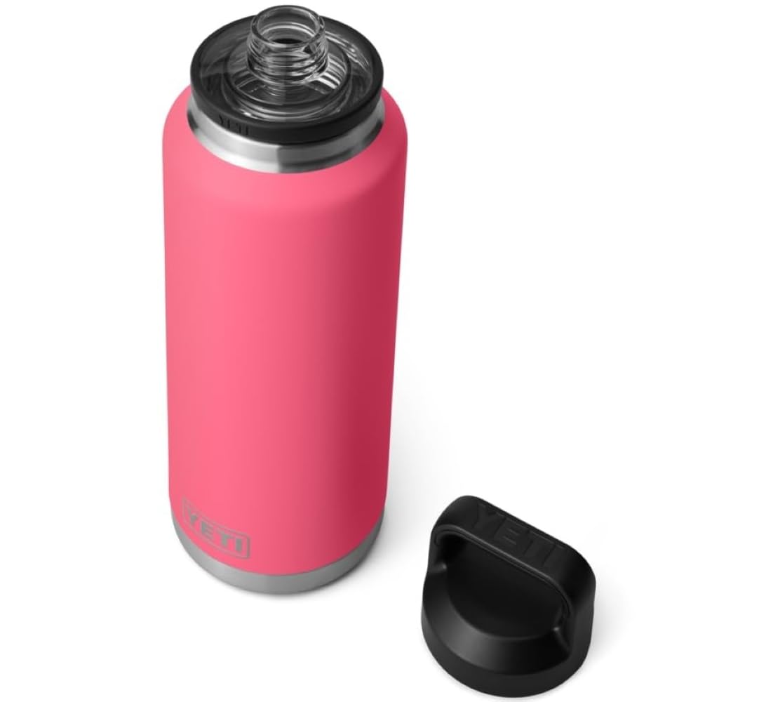 YETI Rambler Bottle Chug, Vaccum Insulated Stainless Steel Bottle with Leakproof Chug Cap, Tropical Pink, 46 oz (1.3 L) — image 1