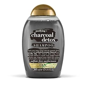 OGX-Charcoal-Clarifying-Shampoo-for-Oily-and-Greasy-Hair-385-ml OGX Charcoal Clarifying Shampoo for Oily and Greasy Hair, 385 ml (Pack of 1)
