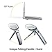 HONWELL Magnifying Glass with Light, LED Illuminated Hand Held Lighted Magnifying Glasses for Close Work, Reading, Strong 3X 5X Hands Free Large Magnifier, Purse Pocket Small Magnifying Glass