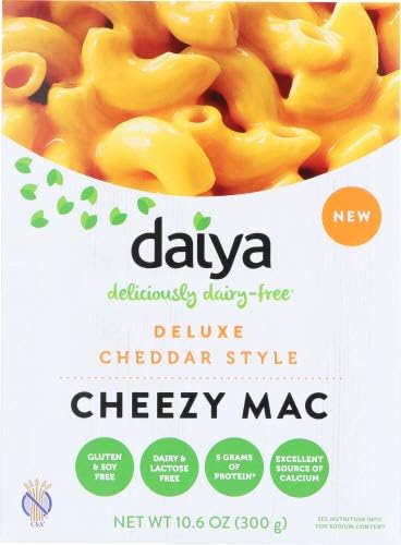 Daiya Mac & Cheese Cheddar Deluxe 10.6 OZ (Pack of 1)