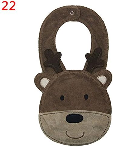 Valenla Bib Kids Baby Bibs Girl Boy Animals Cotton Saliva Towel waterproof Infant Lunch Bibs 22