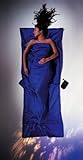 Cocoon Silk TravelSheet (Ultra Blue, 94-Inch x 46-Inch)