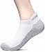 TM-MZS02-WHG_M Tesla Men's 6-Pack Atheltic No Show Socks Cushioned Comfort w Mesh TM-MZS02