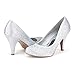 DREAM PAIRS Arpel Women's Formal Evening Dance Rhinestones Classic Low Heel Pumps Shoes New