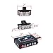 8X White + 8X Amber 2-LED Strobe Light Bar Warning Emergency Beacon 10 Flashing Modes Car SUV Truck Van (Amber White, 16x 2-LED)