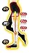 SLIM WALK Legs tights satisfaction plus( BLACK / S-M size ) 2016 NEW!! From JAPAN