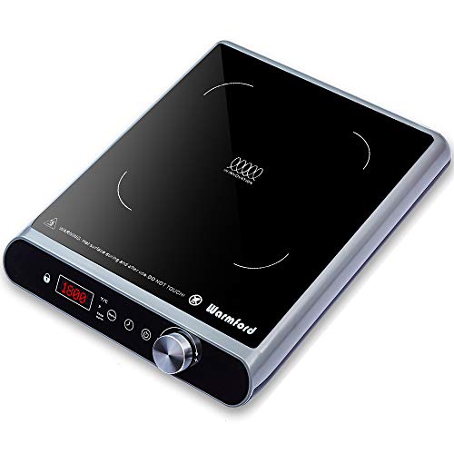 Portable Induction Cooktop Electric Burner 1800Watt ANTISKIP Cooking