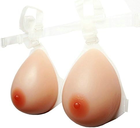 Silicone Breast Forms Fake breasts with Strap for Crossdresser Transgender Mastectomy Cosplay