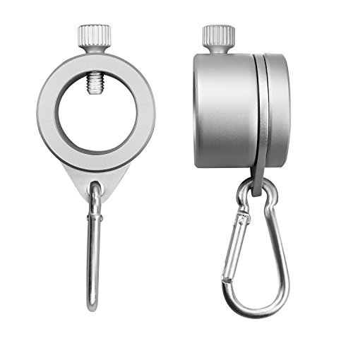 1 BonyTek+Aluminum+Rotating+Carabiner+0+75+1+02Inch