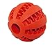 Leeaw Dog Ball Soft Rubber Training Playing Chew Toys Tooth Cleaning Balls, Blue