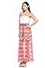 2LUV Boutique Women's Sleeveless Mixed Print Racerback Maxi Dress