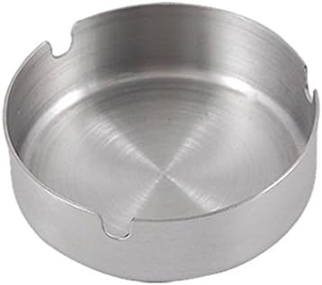 3.1 Inch Dia for women ladies holder rollie smoking smoke tobacco pot glass herb luxury cheap pipes rolling machines outlet Steel Stainless Round Cigar Holder Cigarette Ashtray