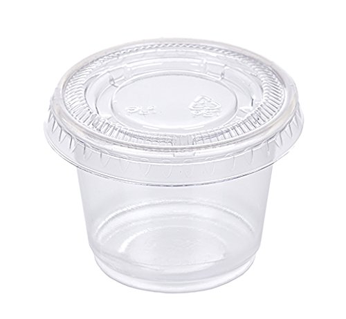 TashiBox 1 oz disposable portion cups with lids, set of 200 - jello shot cups, souffle cups, samplin - //coolthings.us