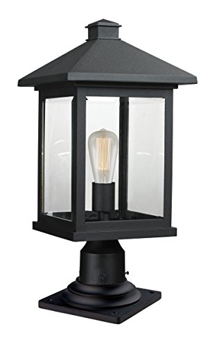 Z-Lite Portland 531PHBR-533PM Outdoor Pier Mount Light