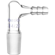 XCD Premium Borosilicate Glass Adapter With 24/40 Standard Joint - Extended 8mm Drip Tube For Laboratory Use