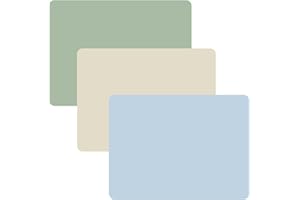 PandaEar 3 Pack Silicone Mats for Crafts, Resin Casting, Jewelry Making, Play Dough, & Art Supplies, Nonstick Heat-Resistant Large Sheets for Crafting, 15.7"x 11.8"